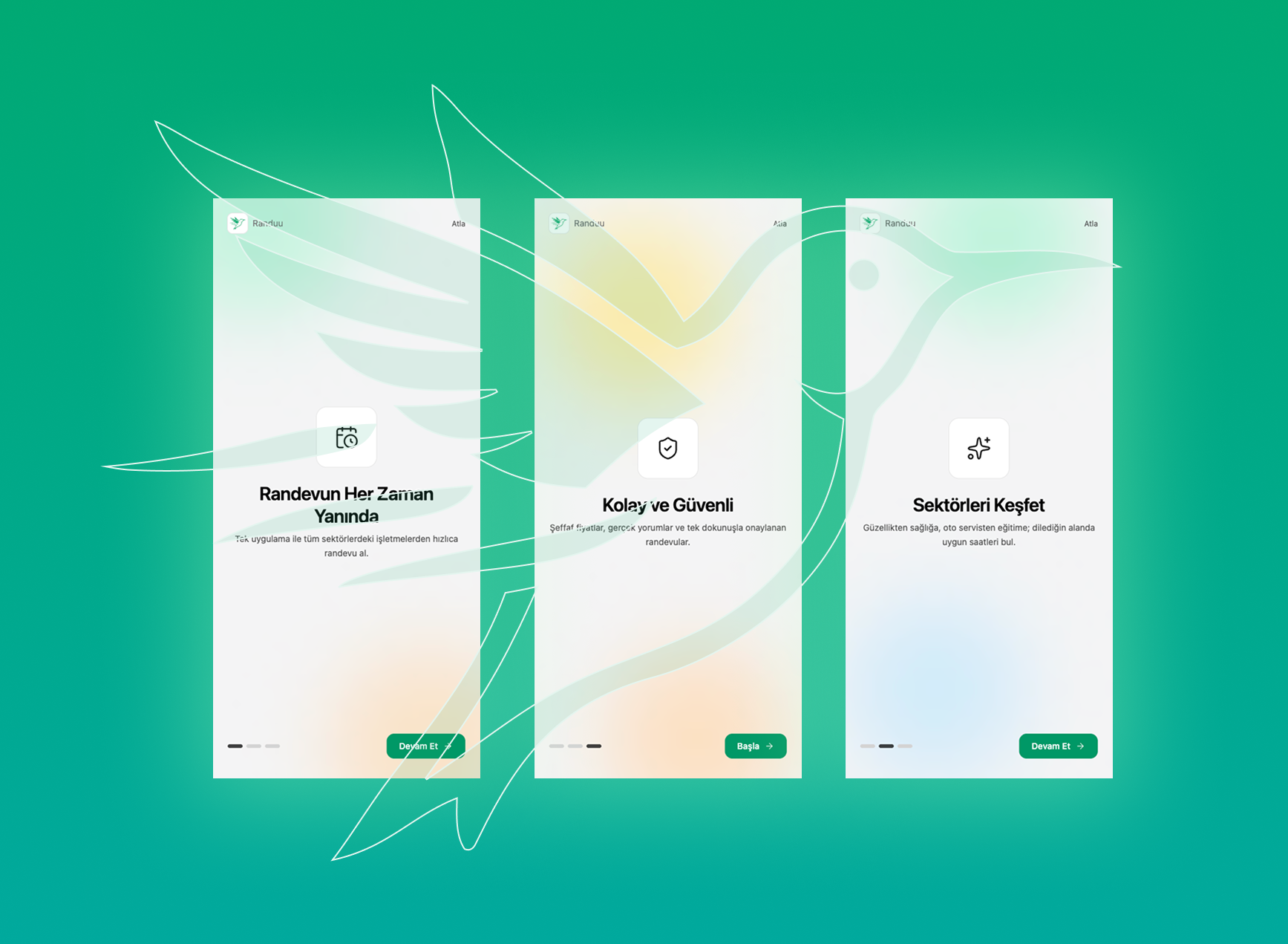 Randuu - Tüm işletmeler için akıllı randevu sistemi. Kuaför, doktor, avukat, eğitmen, tamirci... Her türlü hizmet sağlayıcısı için randevu yönetimi.